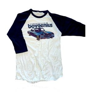Boygenius 3/4 Sleeve Baseball Concert T-Shirt: Adult Medium: Phoebe Bridgers